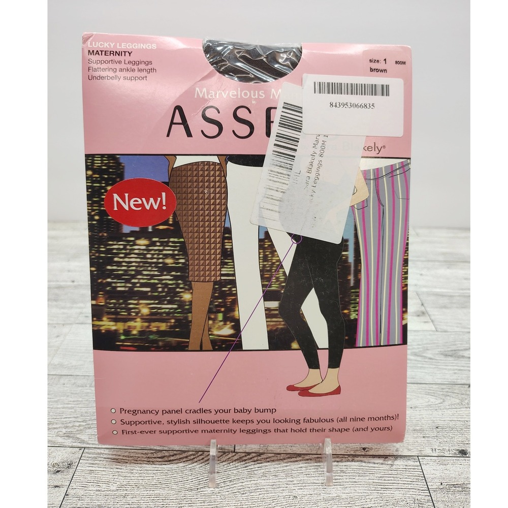 Assets by‎ Sara Blakely Maternity Lucky Leggings Brown Size 1 Supportive Panel